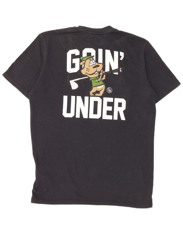 Under Armour Herre grafisk T-shirt Top Medium Sort Bomuld