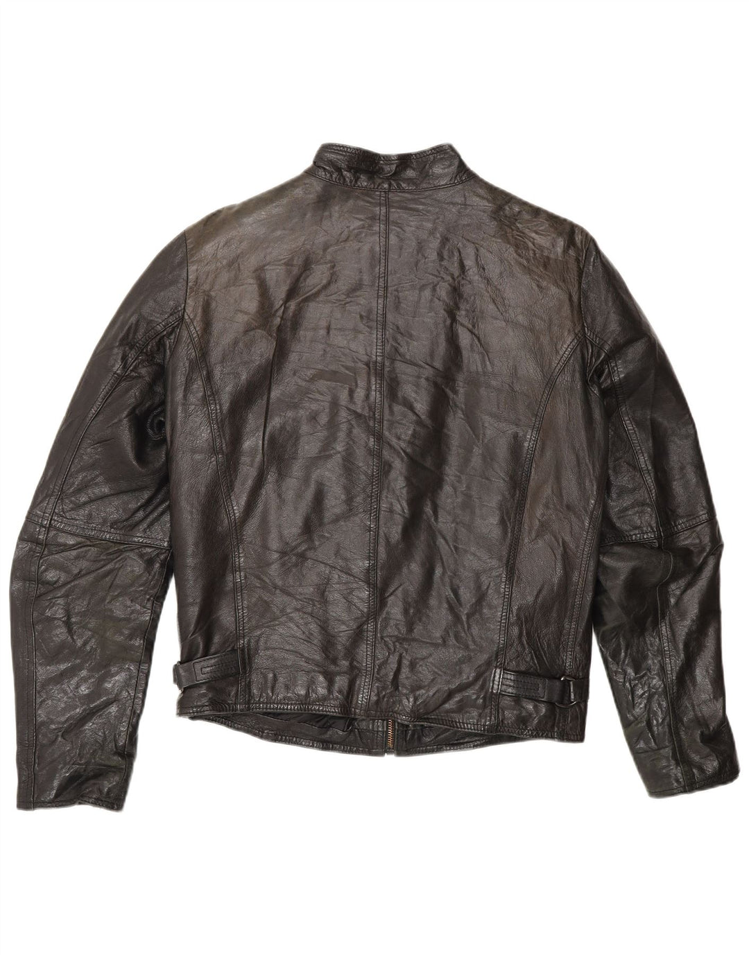 Rifle Dame Læder Racer Jakke Uk 14 Medium Sort