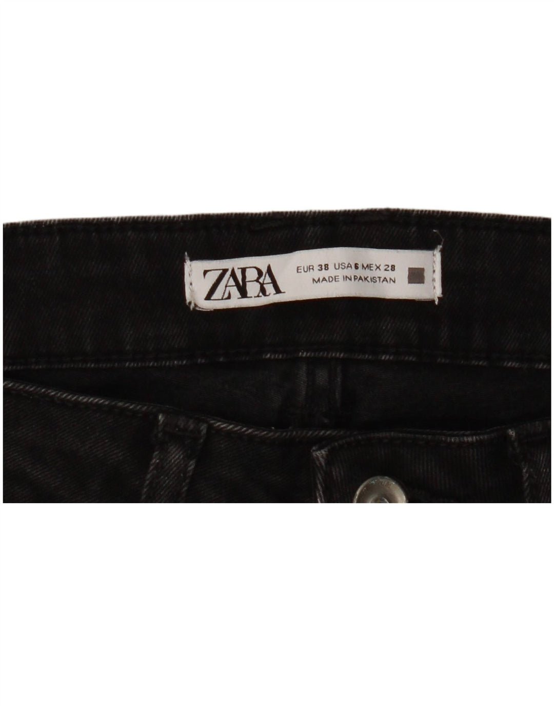 Zara Dame Skinny Jeans EU 38 Small W28 L27 Sort