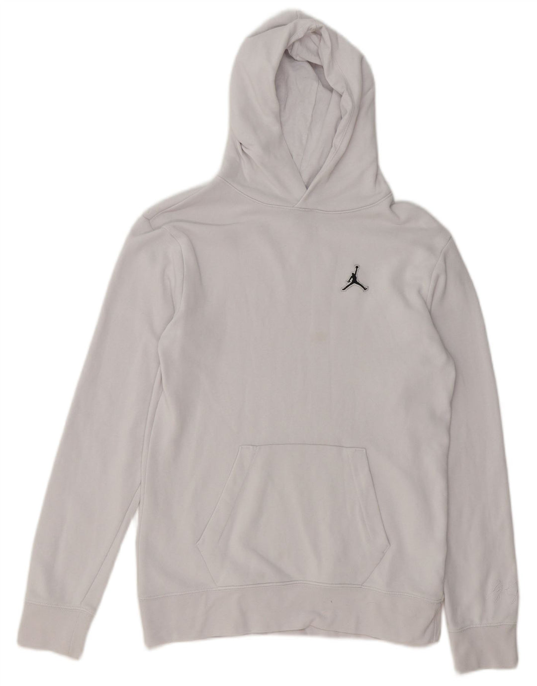 JORDAN Boys Hoodie Jumper 13-14 Years XL  White