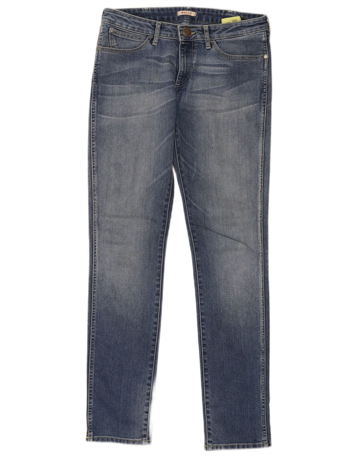 Wrangler Dame Molly Slim Jeans W29 L32 Blå Bomuld