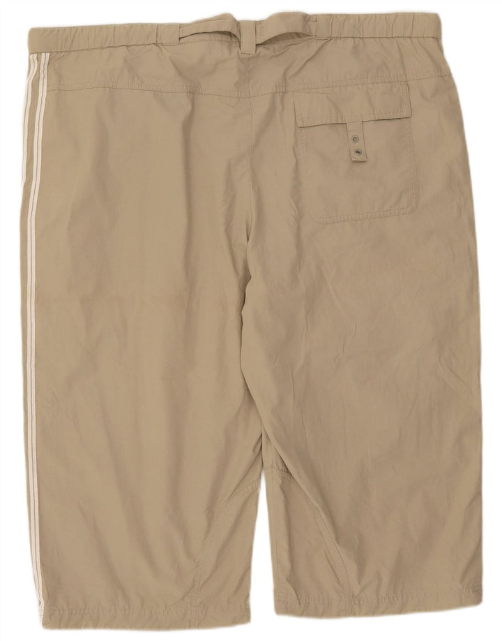 ADIDAS Mens Graphic Cargo Shorts XL W40  Beige Polyester