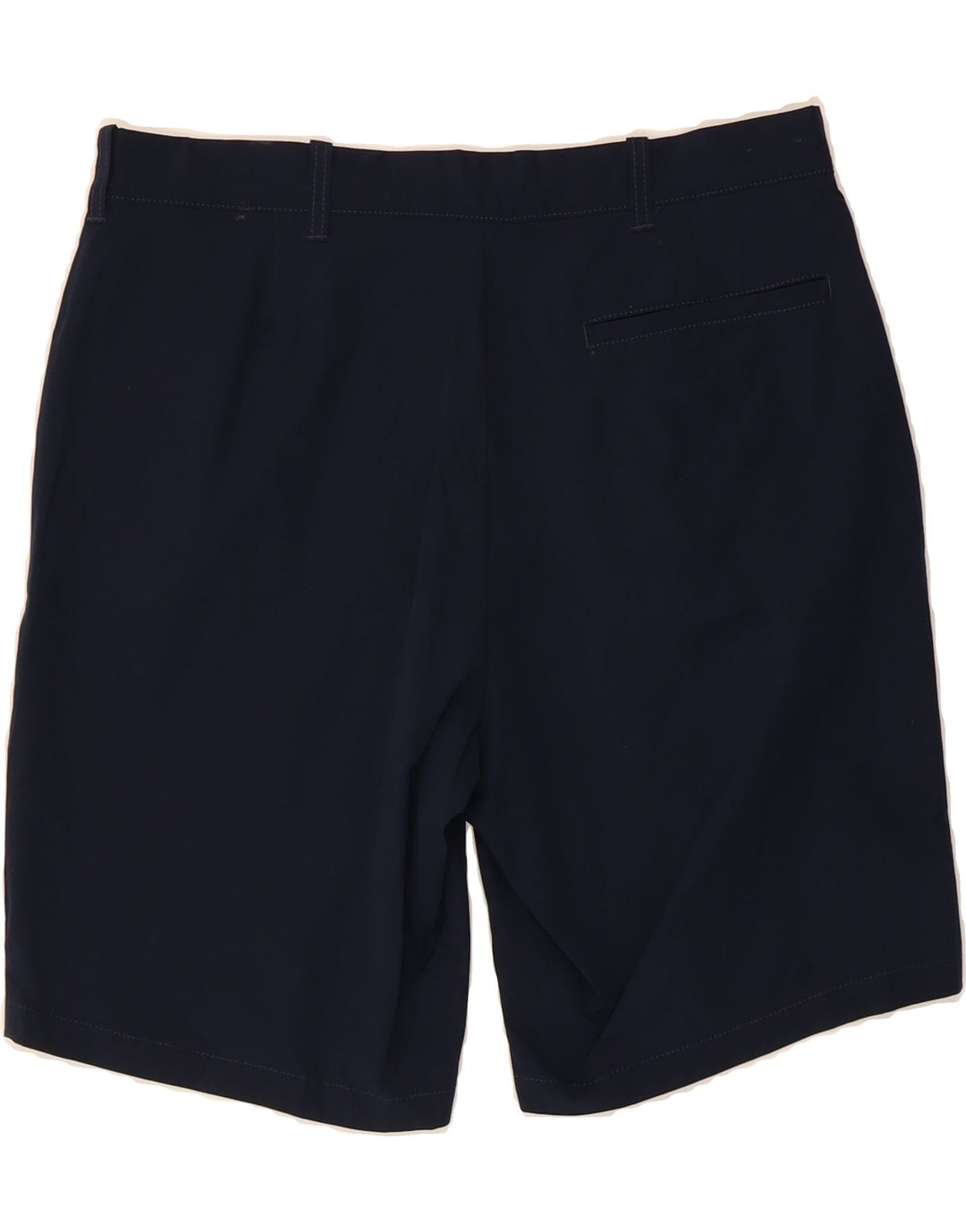 J. CREW Mens Chino Shorts W33 Medium Navy Blue Polyester Vintage J. Crew and Second-Hand J. Crew from Messina Hembry 