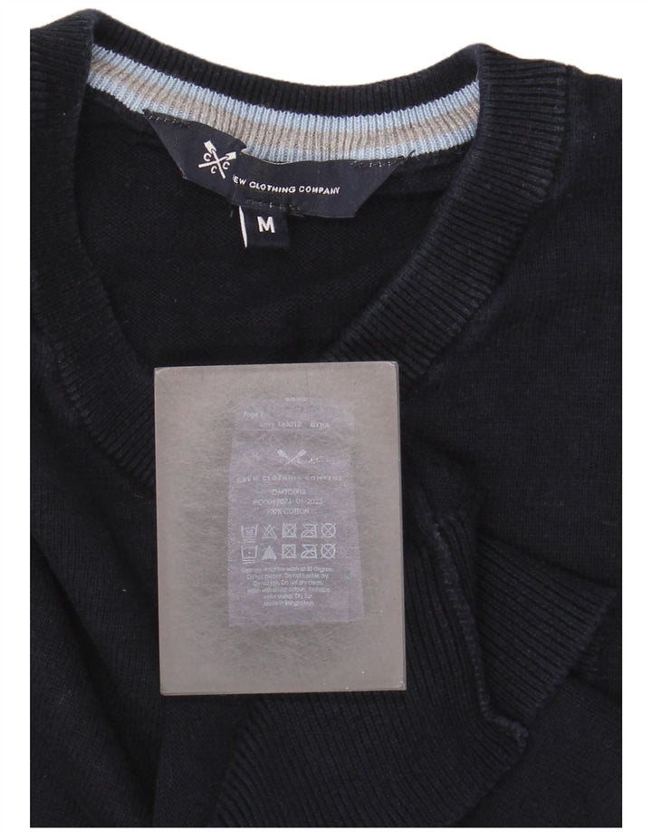 Besætningstøj Herre V-hals sweater Medium Marineblå Bomuld