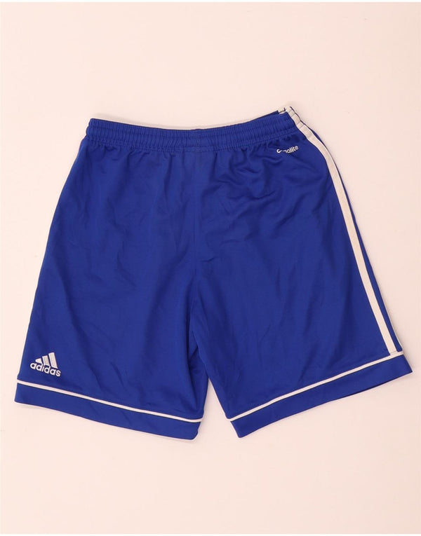 Adidas Boys Climalite Sportshorts 11-12 år Blå polyester