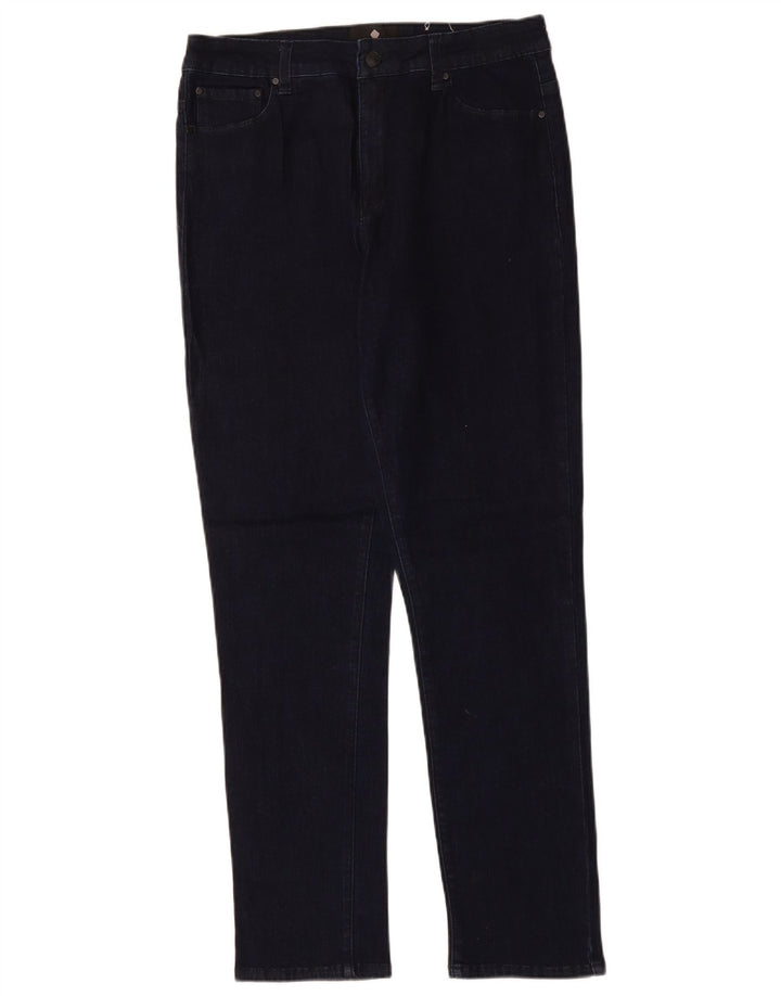 JIGSAW Dame Slim Jeans UK 14 Large W32 L31 Navy Blue