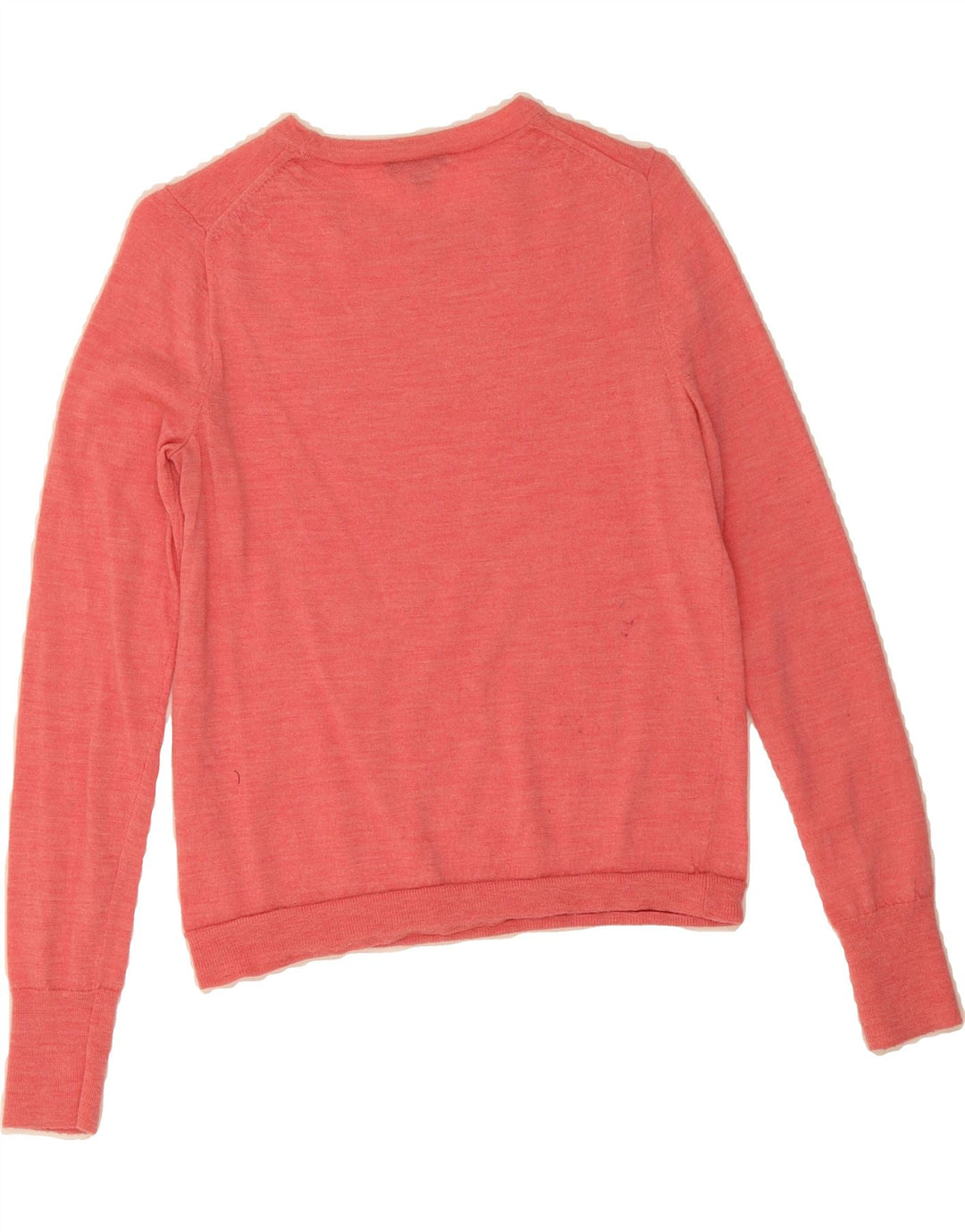 J. CREW Womens Crop Crew Neck Jumper Sweater UK 10 Small Pink Vintage J. Crew and Second-Hand J. Crew from Messina Hembry 