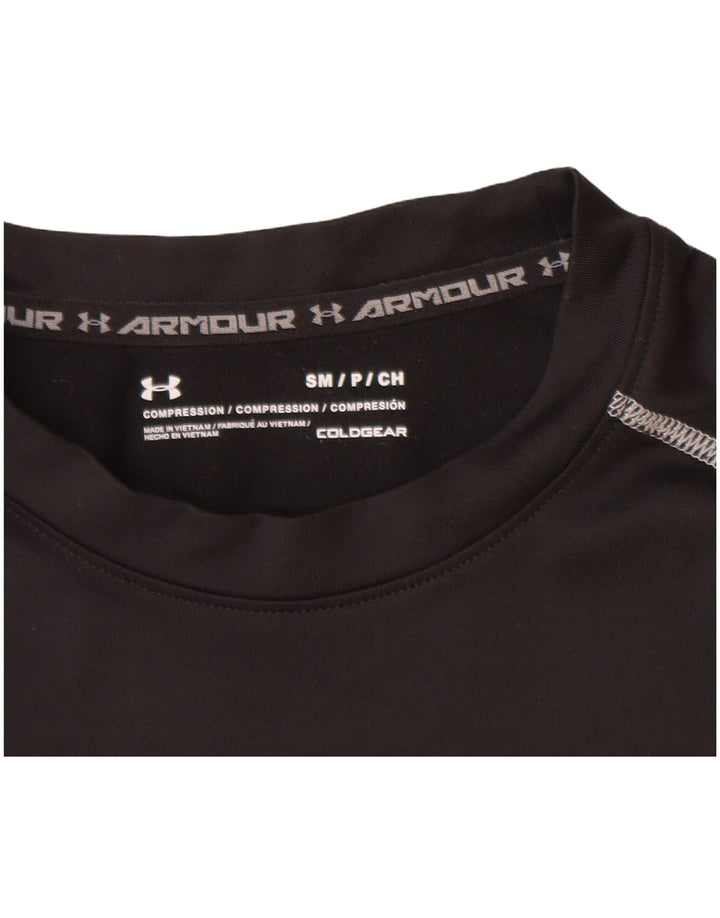 UNDER ARMOUR Herre Cold Gear Top Langærmet Lille Sort