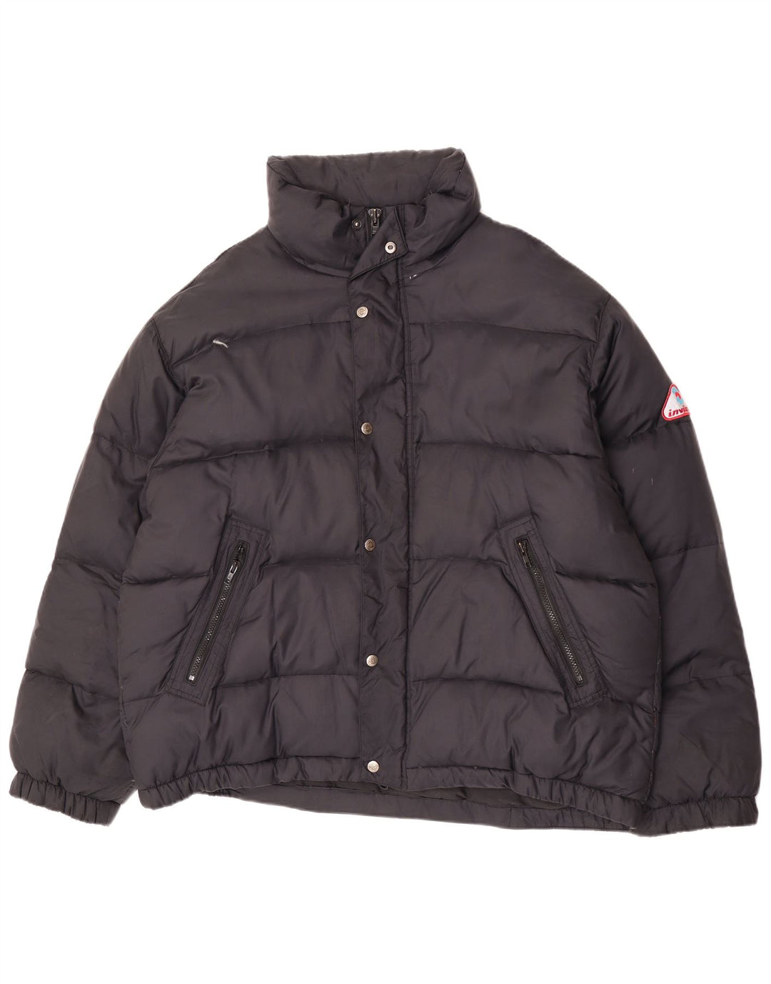 Invicta Herre hættepolstret jakke UK 44 2XL Sort polyamid