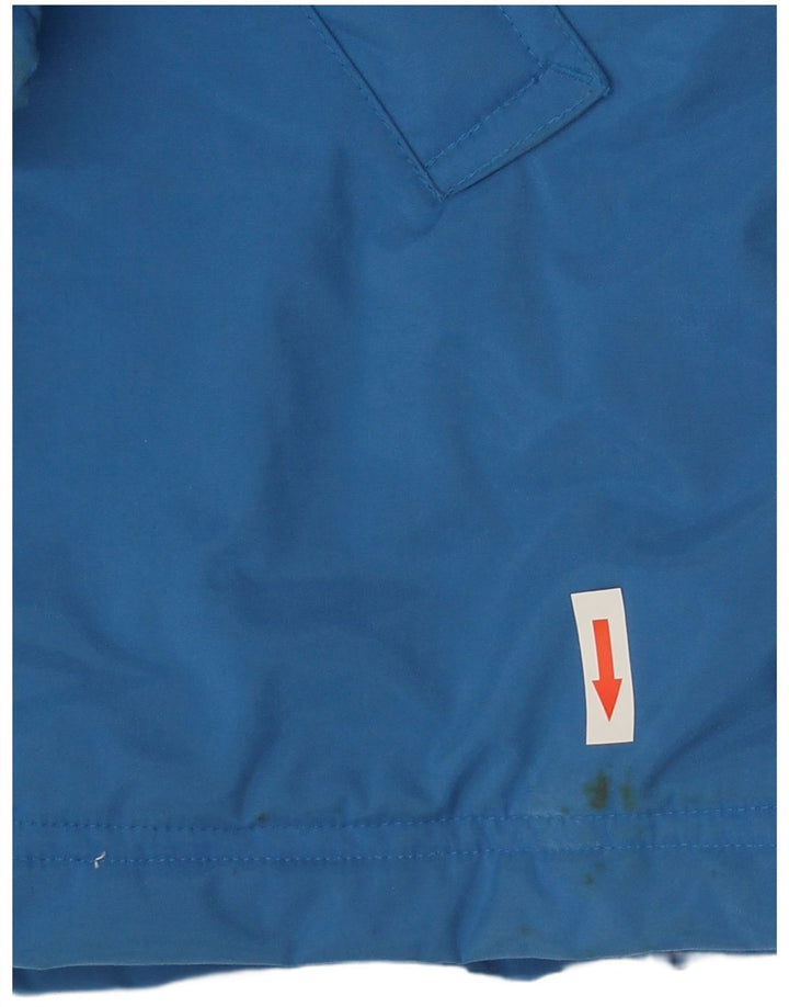 Reebok Herre Hooded Loose Fit Windbreaker Jacket UK 38 Medium Blue Polyamide