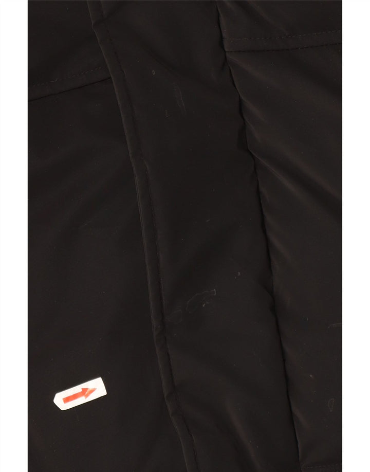 Zara Herre Hooded Polstret Frakke UK 38 Medium Black