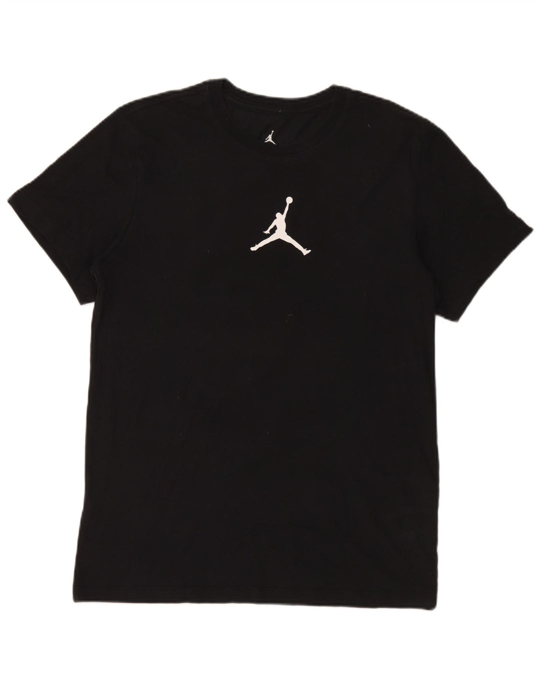 Jordan Herre Dri Fit T-Shirt Top Medium Sort Bomuld