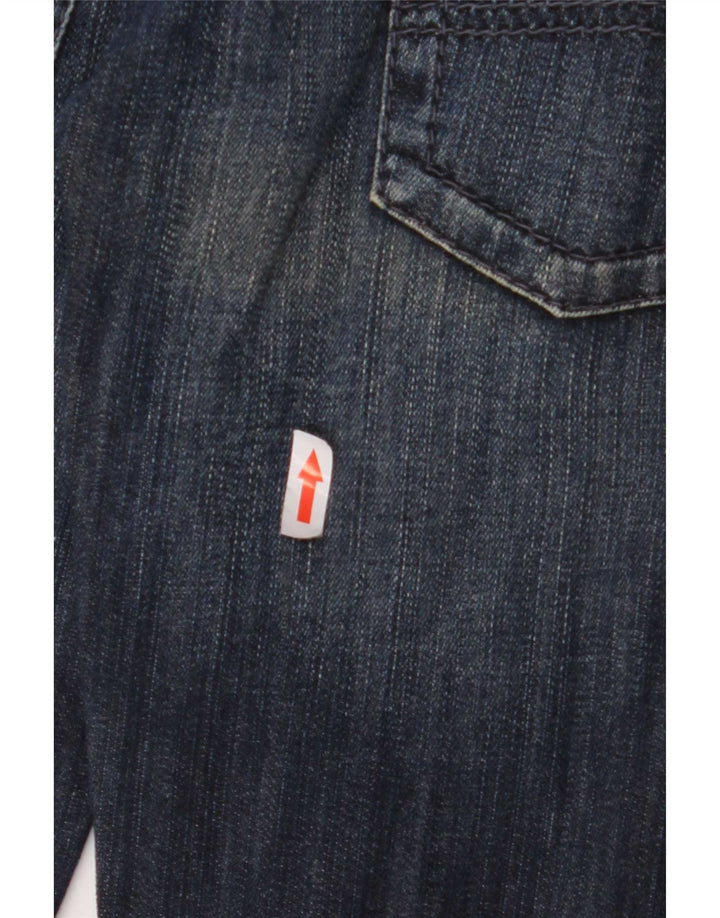 Armani Dame Bootcut Jeans Størrelse 26 W30 L33 Marineblå Bomuld