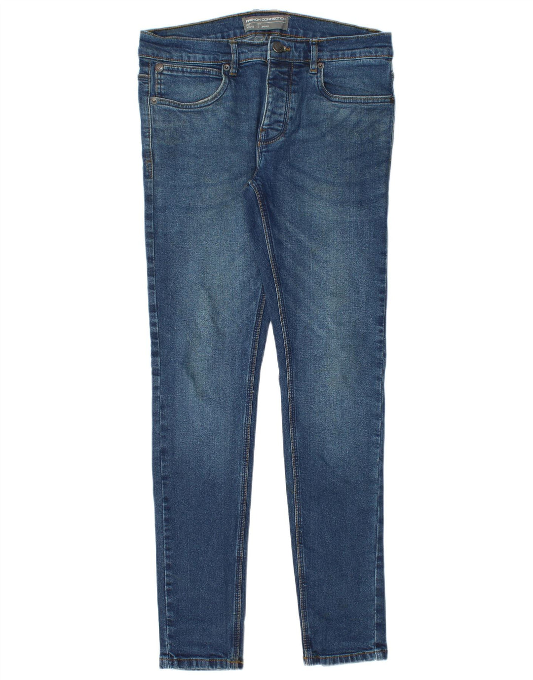 French Connection Dame Skinny Jeans W30 L32 Blå Bomuld