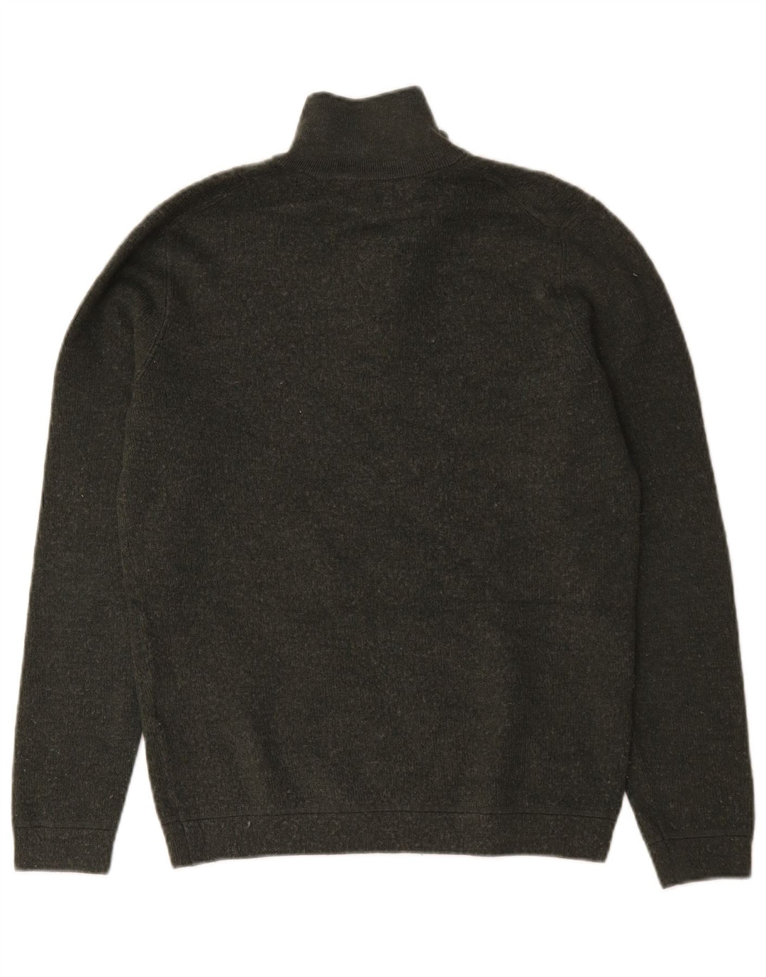 Superdry trøje med lynlås til mænd Medium Khaki Merinould