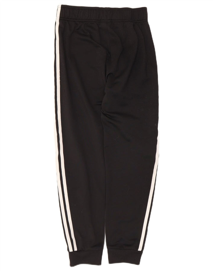 Adidas Drenge Træningsdragt Bukser Joggers 11-12 År Sort Polyester