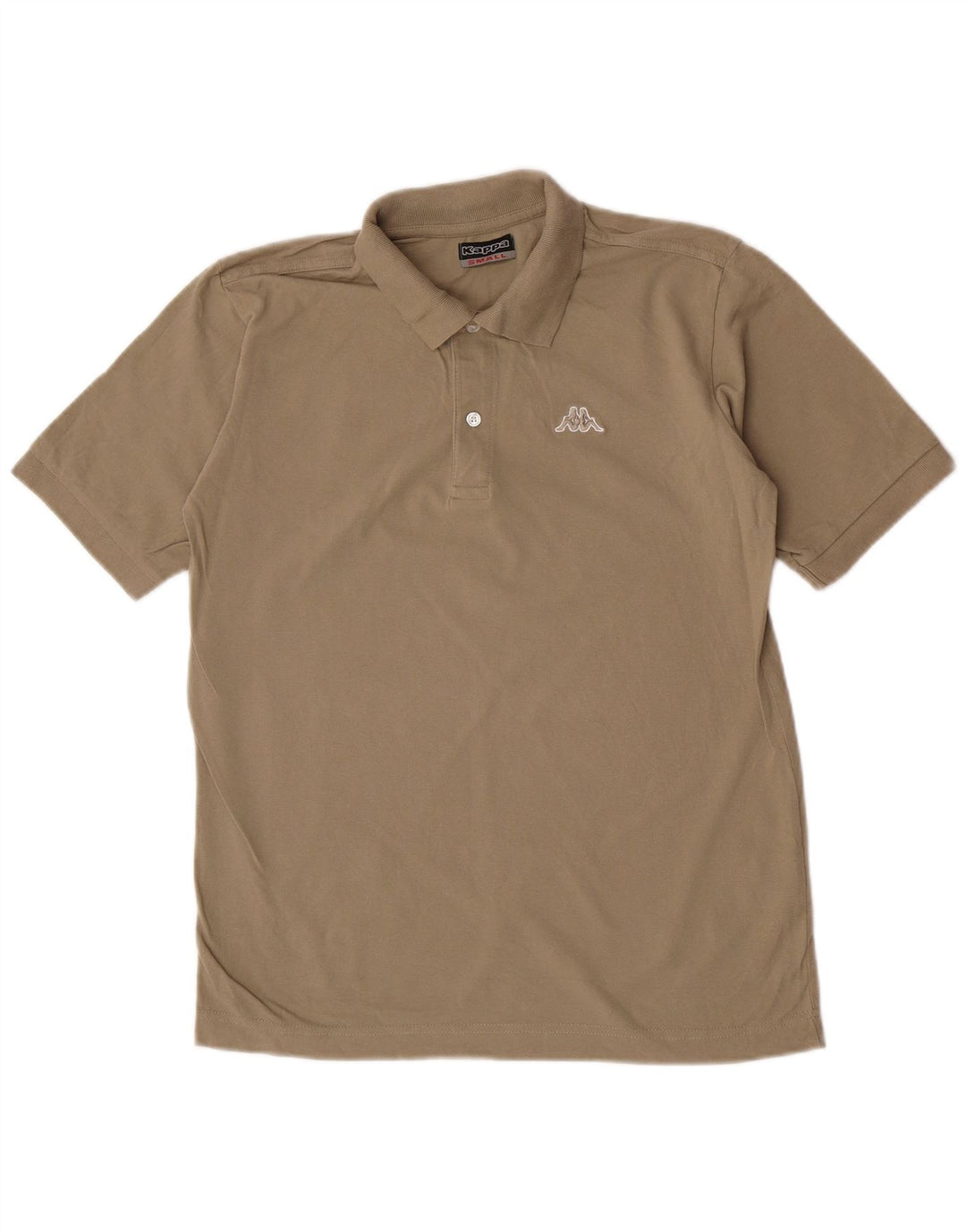 Kappa herre poloskjorte lille beige bomuld