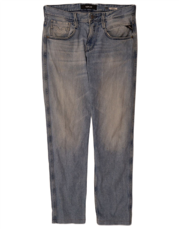 Replay Herre Anbass Slim Jeans W29 L30 Blå