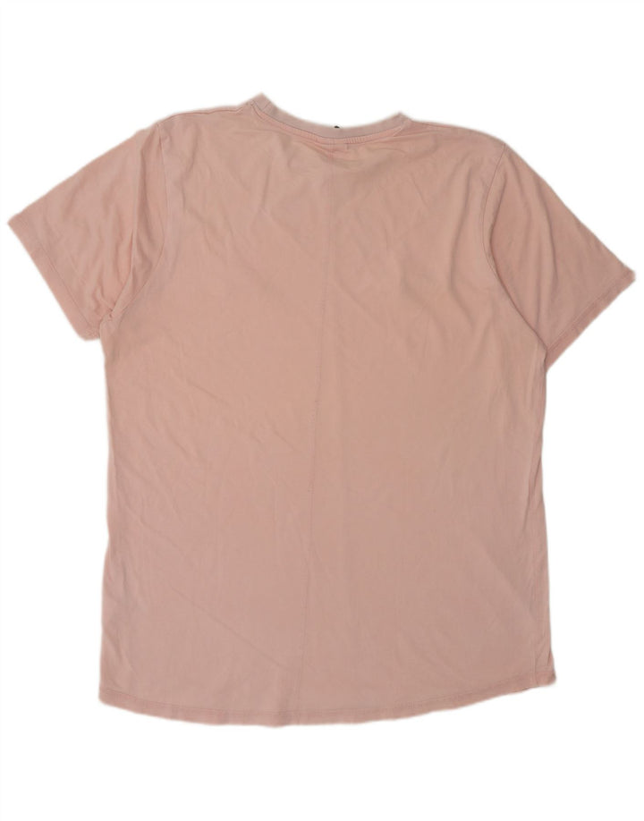Ellesse Herre T-Shirt Top XL Pink Bomuld