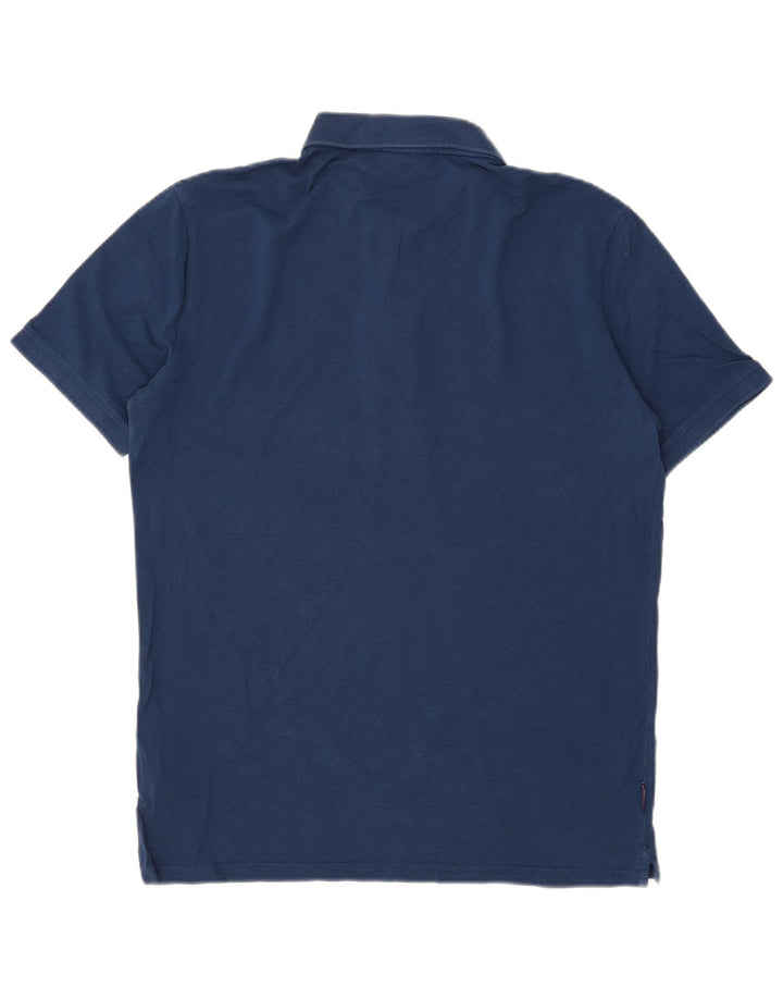 Superdry herre poloshirt XL marineblå bomuld