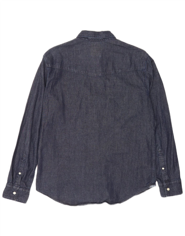 Levi's Herre Standard Fit denimskjorte Medium Navyblå Bomuld