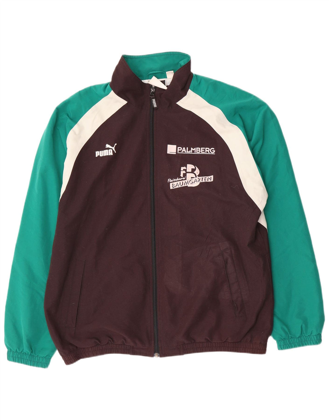 Puma Herre grafisk træningsdragt Topjakke Stor Brun Colourblock Polyester