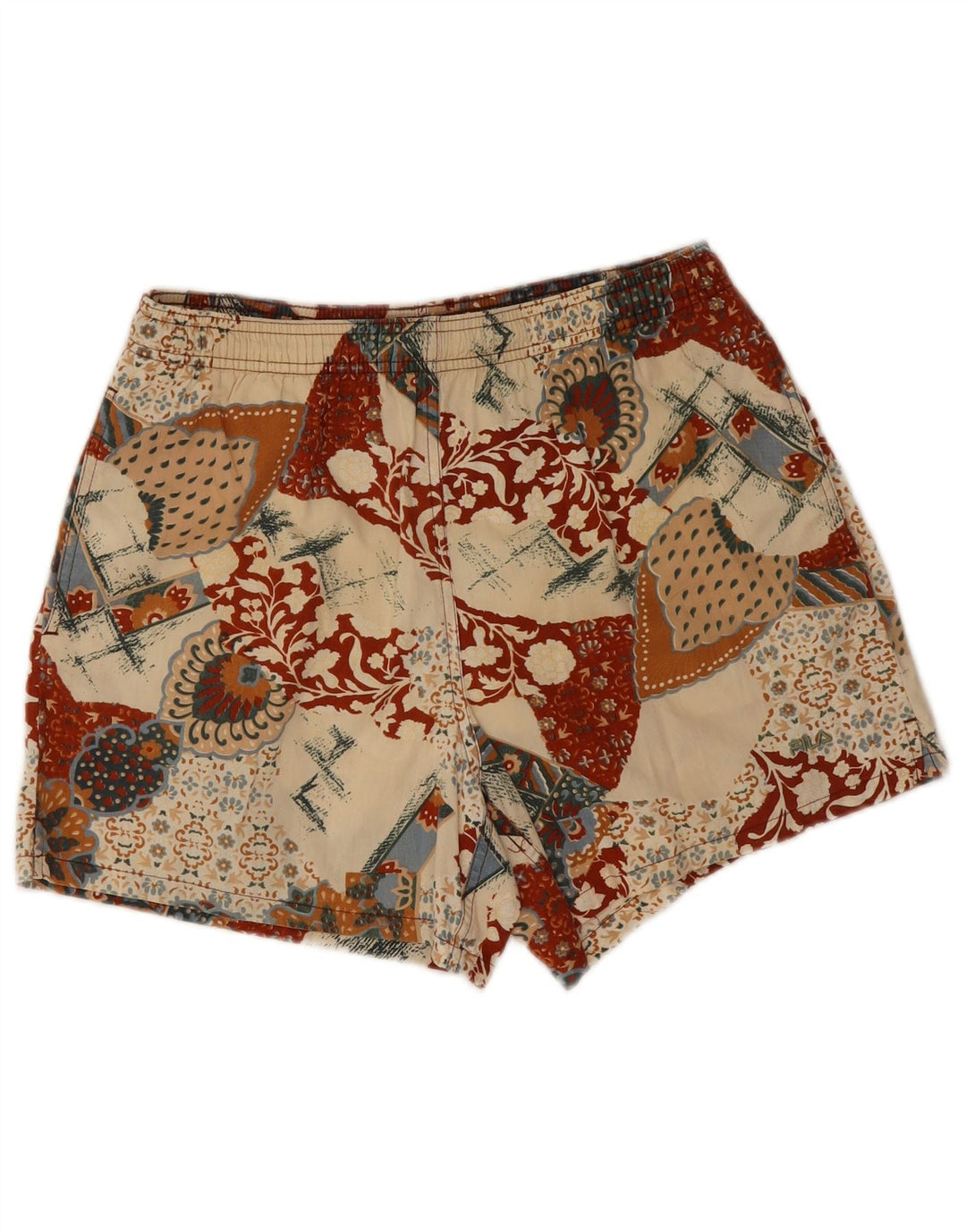 Fila Badeshorts til mænd IT 46 Små flerfarvet Patchwork Bomuld