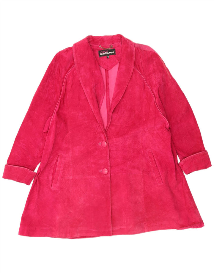 Giorgio Mobiani Dame Ruskind Overfrakke UK 18 XL Pink