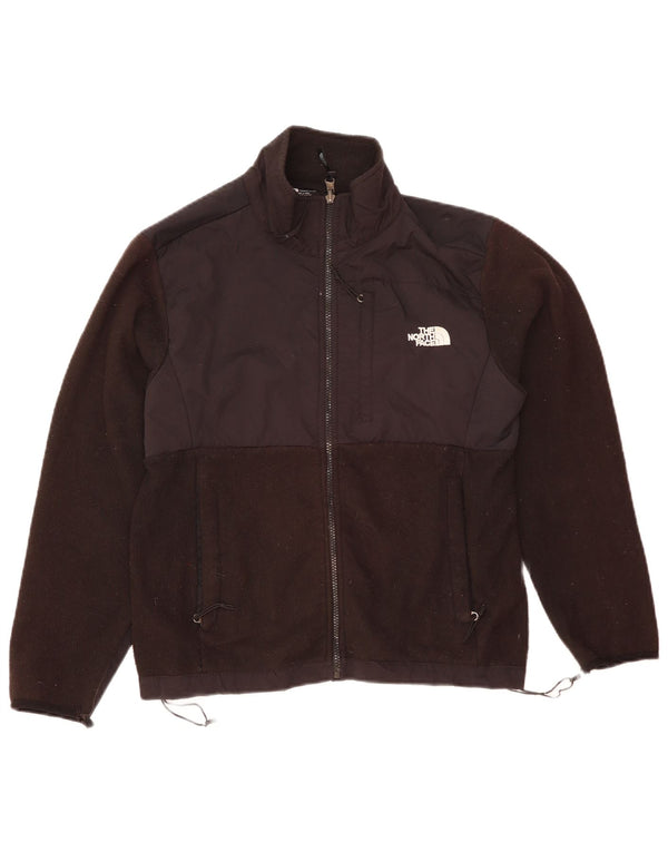 The North Face Dame Oversized Fleecejakke UK 10 Small Black Colourblock