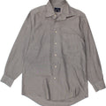 DOCKERS Mens Wrinkle Free Shirt Size 15 1/2 Medium Grey Cotton Vintage Dockers and Second-Hand Dockers from Messina Hembry 