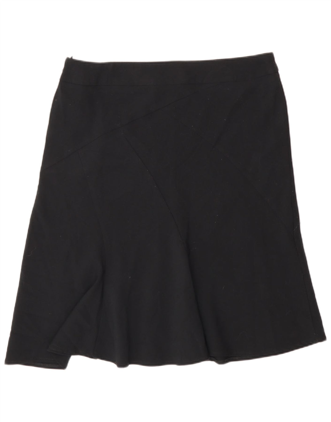 Marks & Spencer A-line nederdel til kvinder UK 14 Large W32 Black Polyester