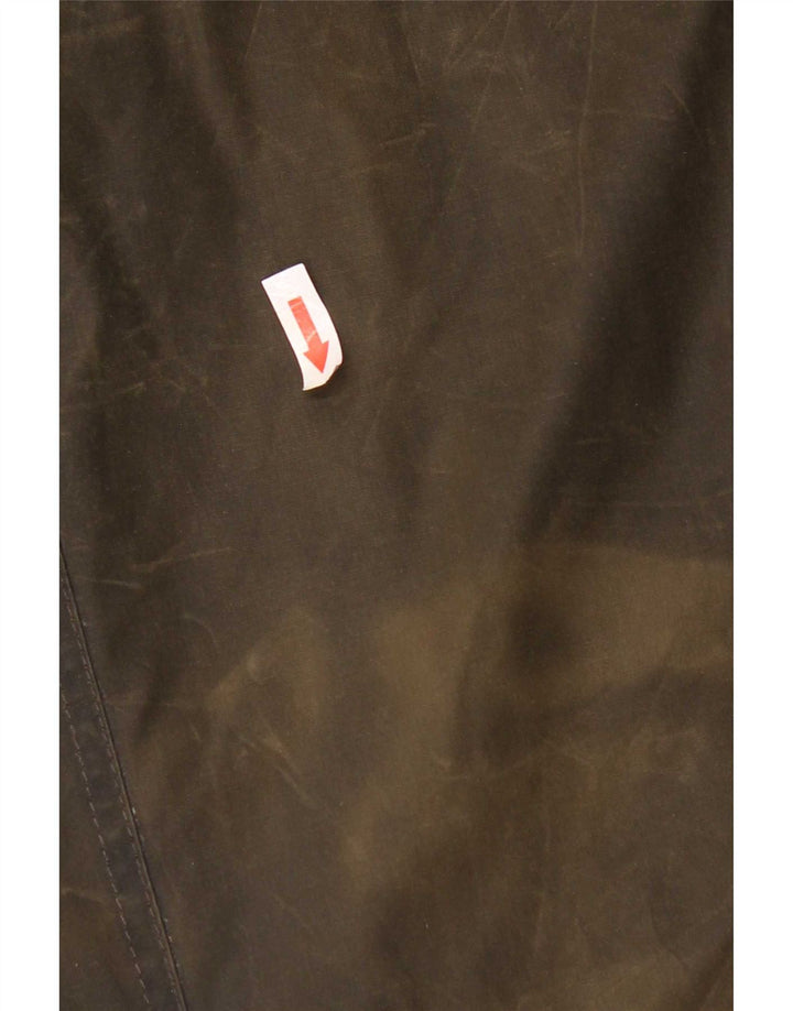 Barbour Herre vokset bomuldsjakke UK 38 Medium Khaki Bomuld