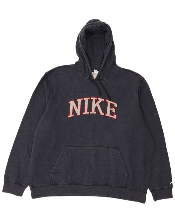 Nike grafisk hættetrøje til mænd 2XL marineblå