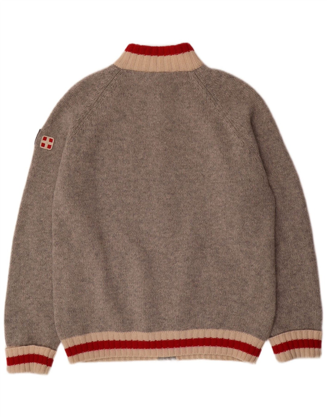 MC NEAL Herre Cardigan Sweater 2XL Grå Uld