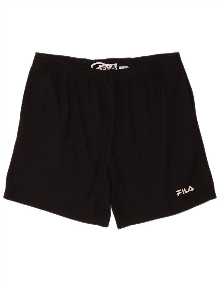 Fila Herre Sportshorts Medium Sort Polyester