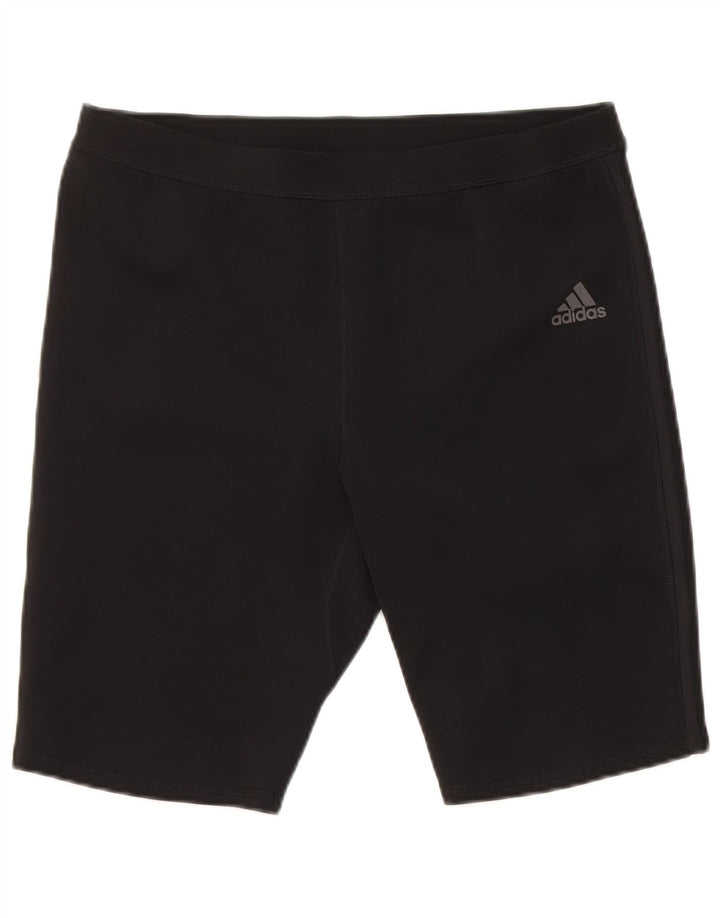 Adidas Womens Climacool Sports Shorts UK 18 XL Sort Polyester
