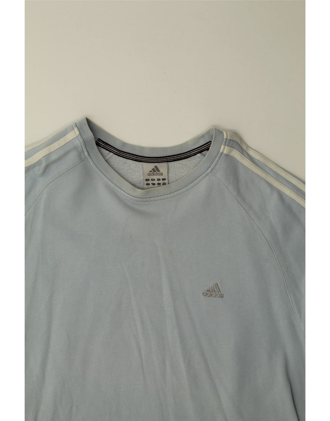ADIDAS Mens Sweatshirt Jumper Large Blue Cotton Vintage Adidas and Second-Hand Adidas from Messina Hembry 