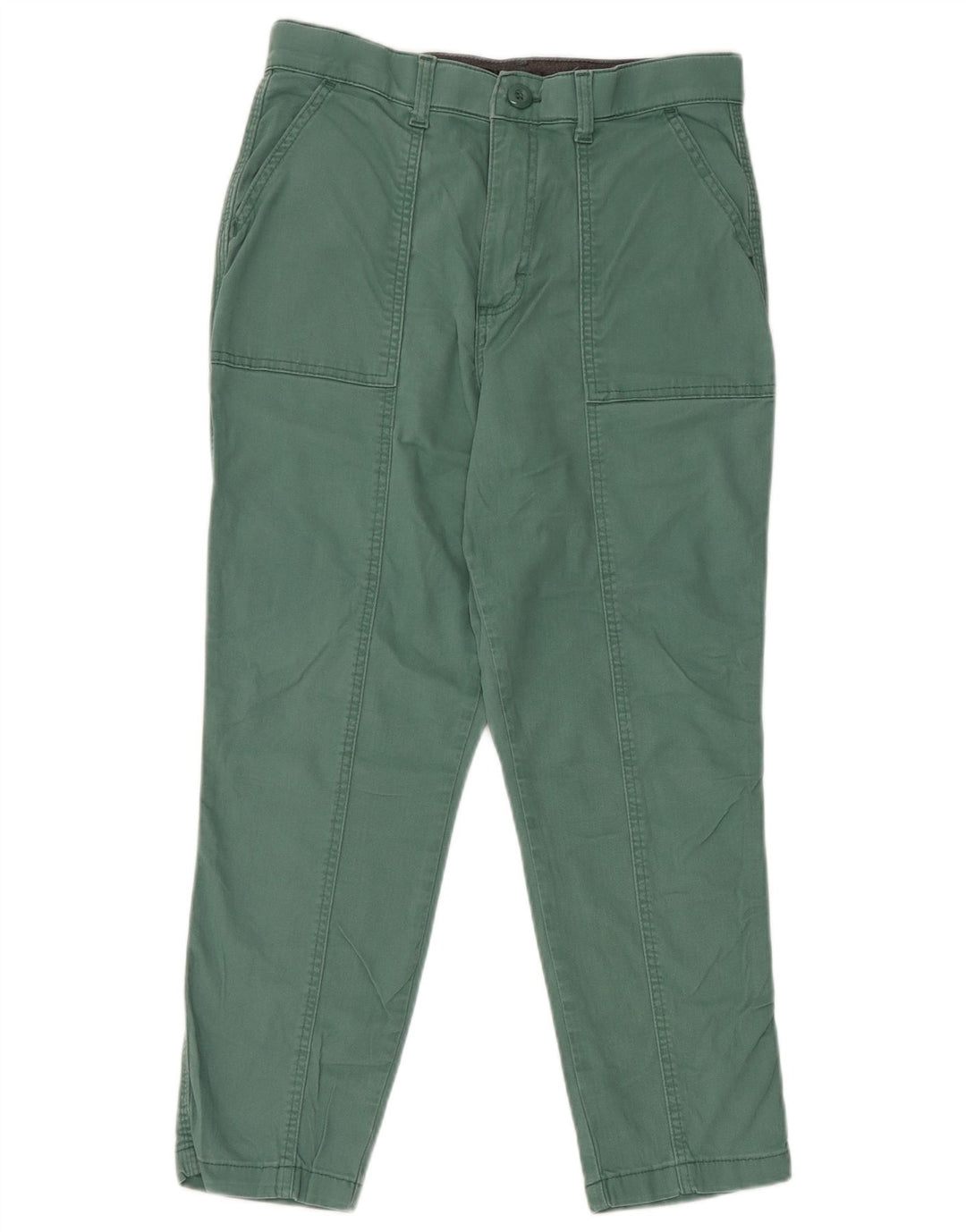 LEE Regular Fit Straight Cropped Bukser US 6 Medium W30 L24 Grøn