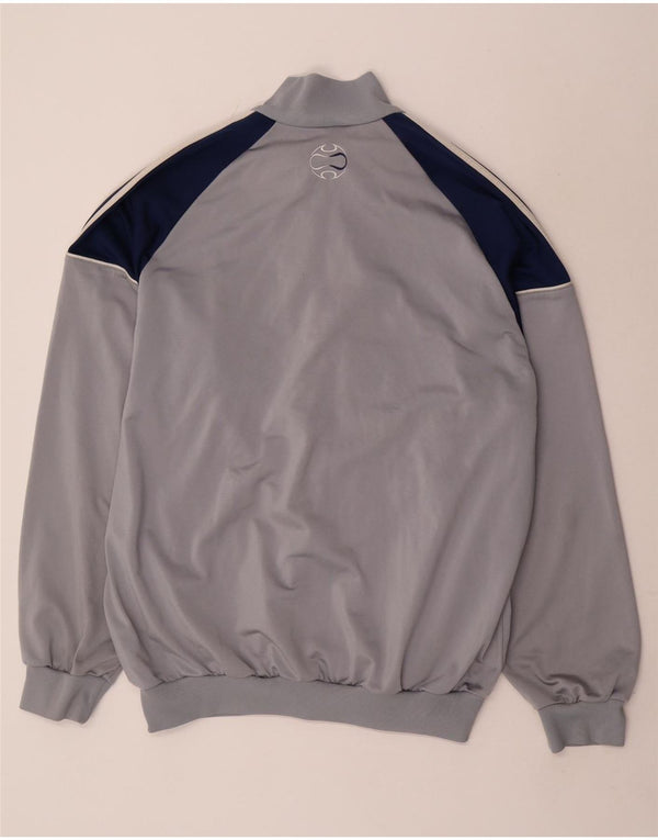 Adidas Træningsdragt til mænd Top jakke UK 44/46 Large Grå Colourblock Polyester