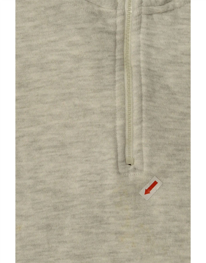 CHAMPION Mens Zip Neck Sweatshirt Jumper Small Grey Cotton Vintage Champion and Second-Hand Champion from Messina Hembry 
