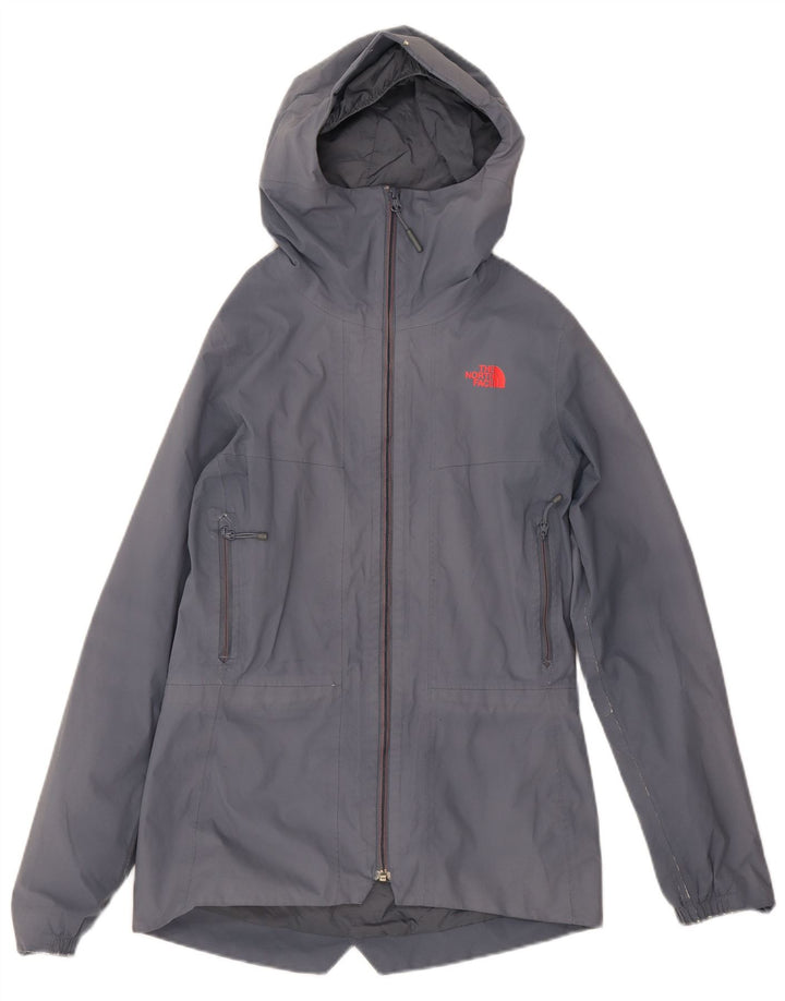 The North Face Regnjakke med hætte til kvinder UK 6 XS Grå Polyester