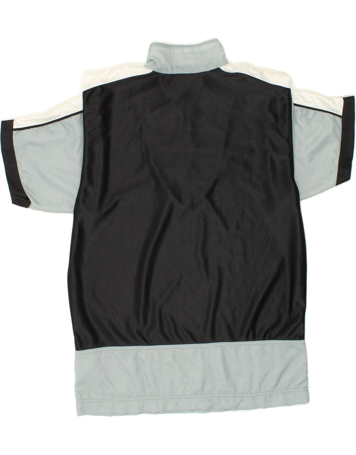 PUMA Mens Short Sleeve Zip Neck Pullover Tracksuit Top Large Black Vintage Puma and Second-Hand Puma from Messina Hembry 