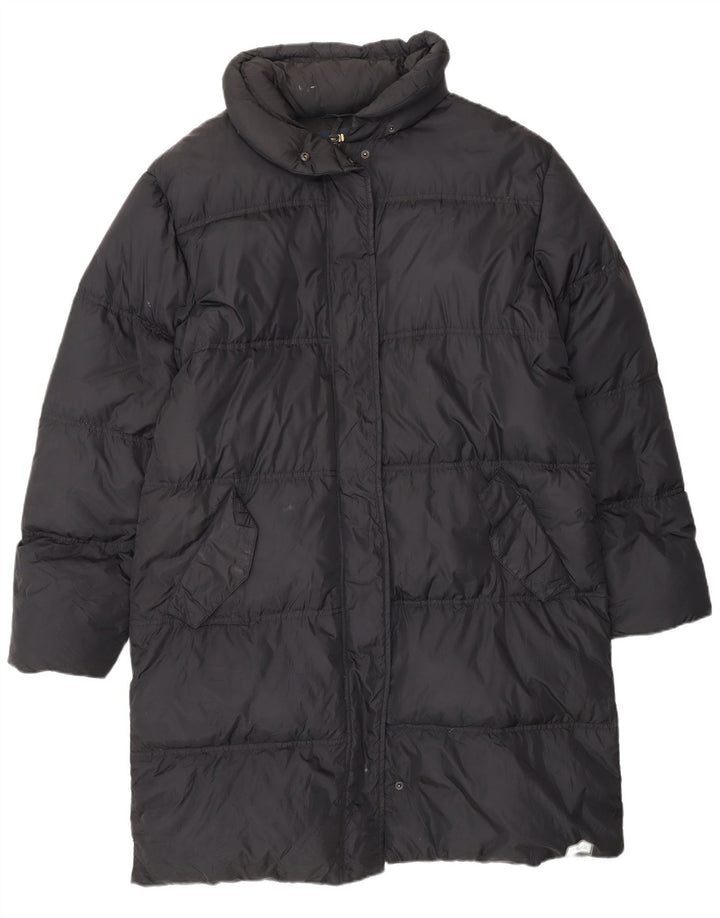 FILA Womens Oversized Padded Coat IT 46 Large Black Polyamide