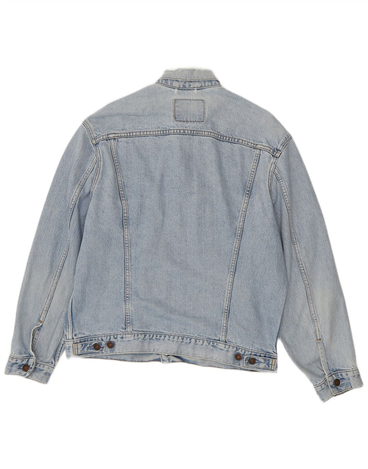 Levi's Herre denimjakke UK 40 Large Blue Cotton
