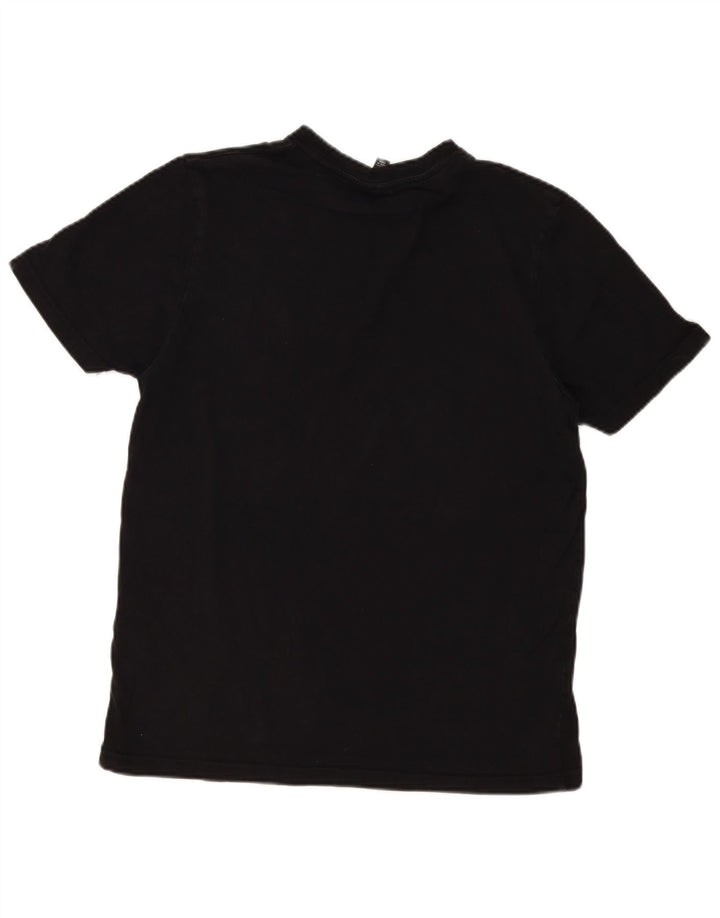 Ellesse Herre Slim Fit T-Shirt Top Stor Sort Bomuld