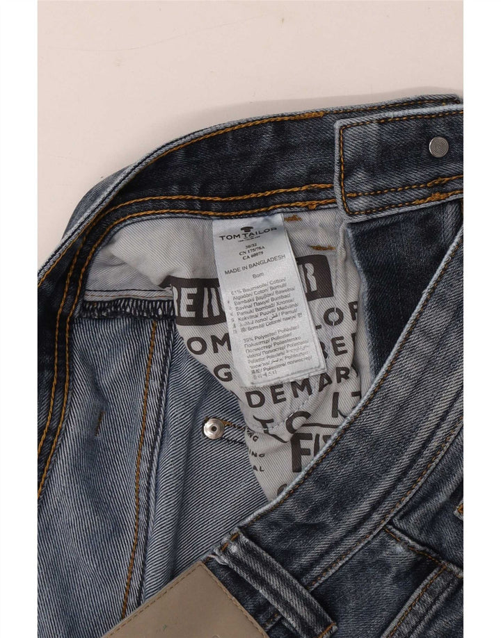 Tom Tailor Straight Jeans til mænd W30 L29 Marineblå Bomuld