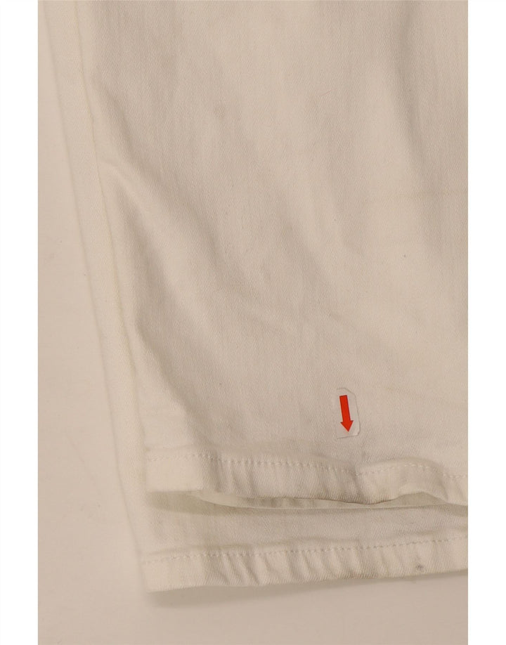 Marks & Spencer Dame Regular Straight Jeans UK 20 2XL W40 L29 Hvid