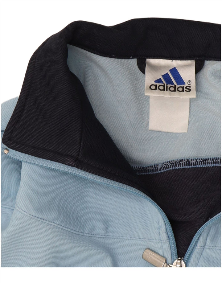 Adidas træningsdragt topjakke til kvinder UK 12 Medium Navy Blue Colourblock