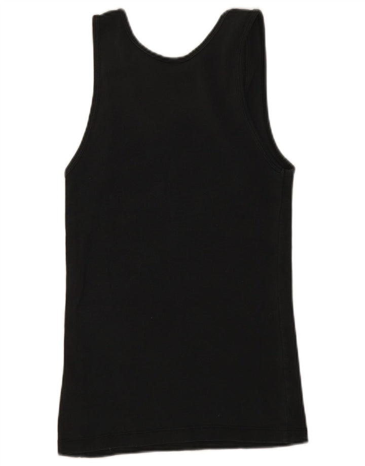 Topshop Damevest Top UK 10 Small Black Bomuld
