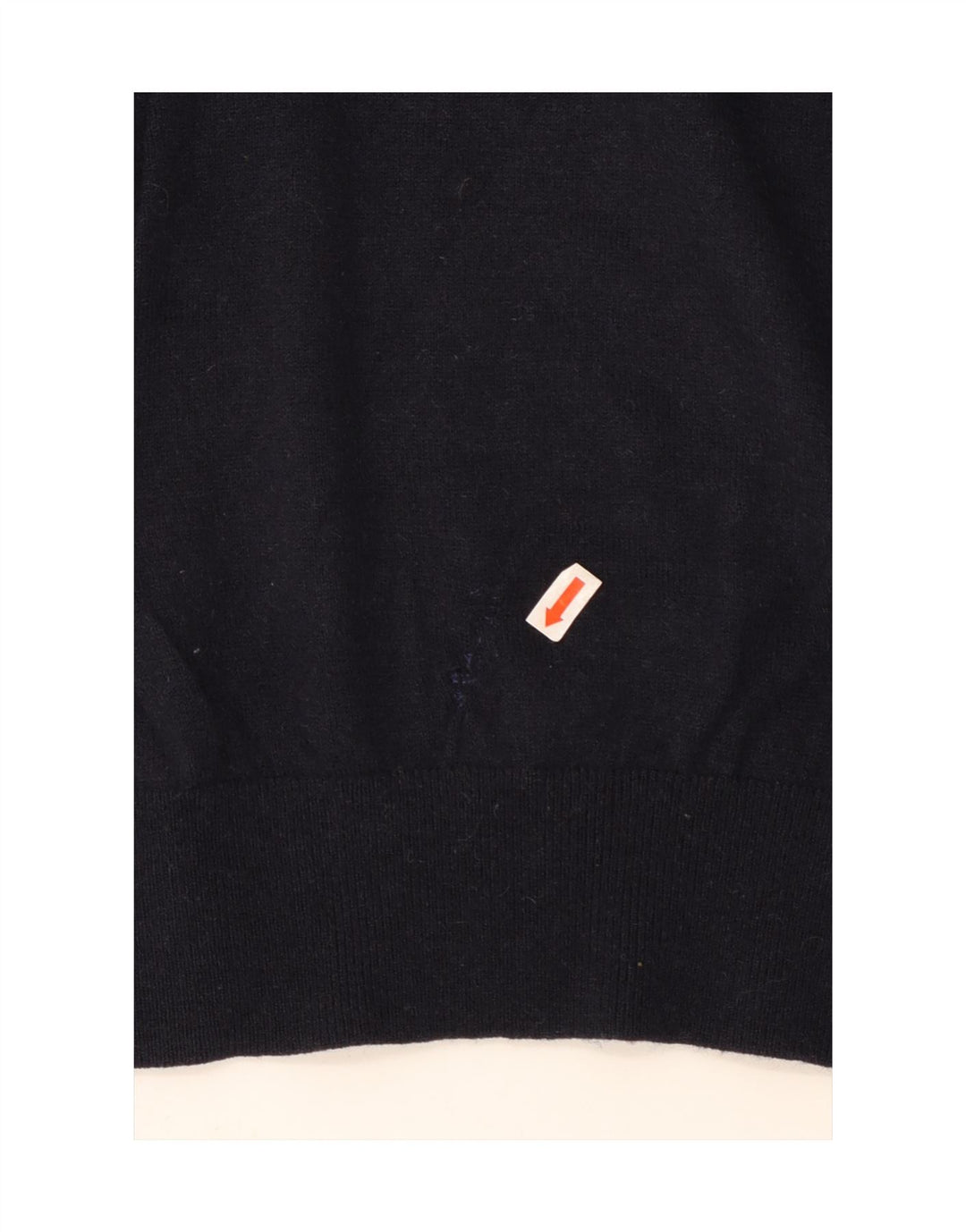 TOMMY HILFIGER Herre V-hals sweater Stor marineblå uld
